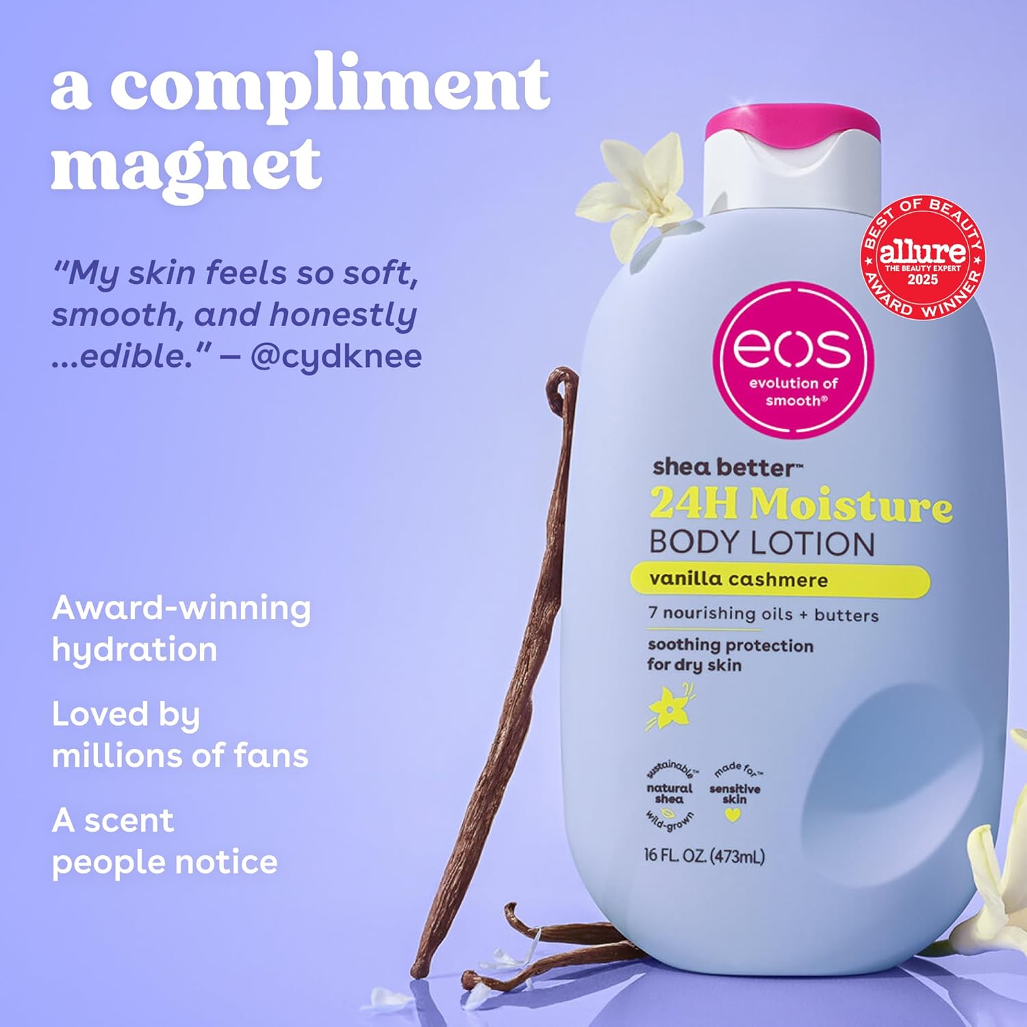 Vanilla Cashmere Shea Lightweight Lotion