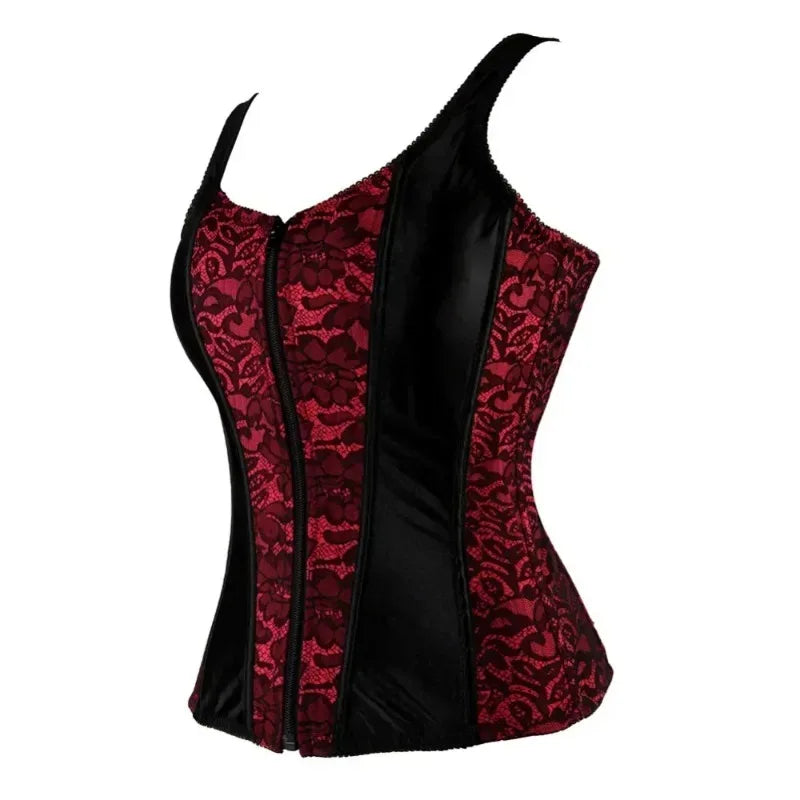 Brocade Overbust Corset Vest Classic
