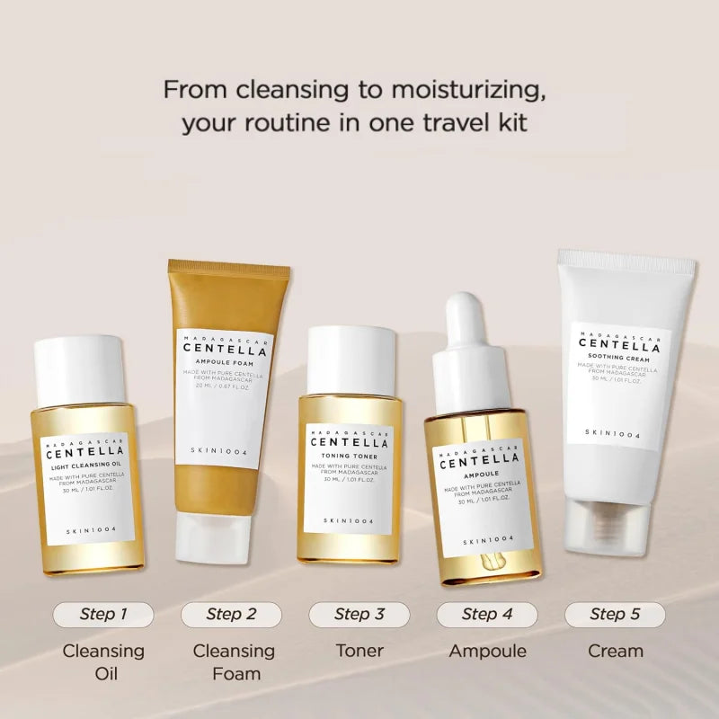 Centella Soothing Travel Skincare Kit