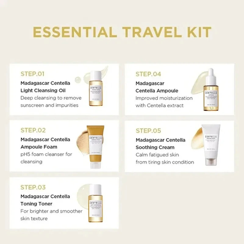 Centella Soothing Travel Skincare Kit