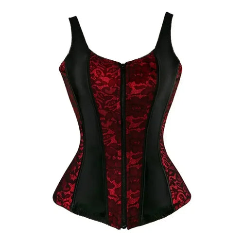 Brocade Overbust Corset Vest Classic
